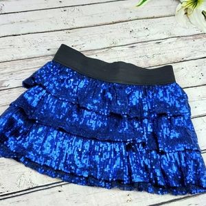 Blue sequins Skirt